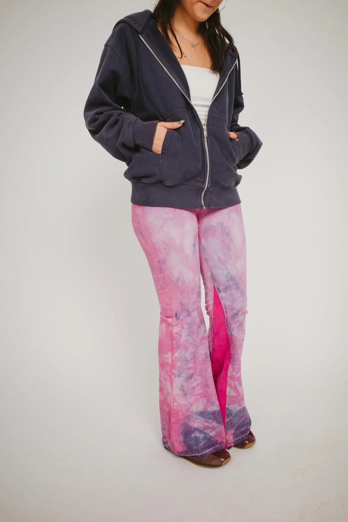 Flared Squeeze Cotton Candy Jeans