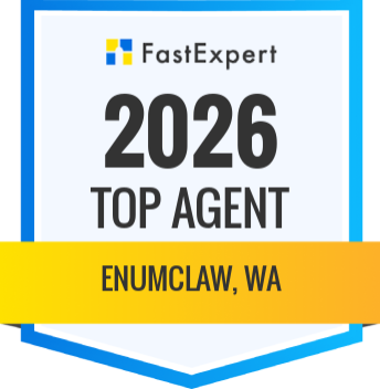 FastExpert 2026 Top Agent badge for Enumclaw, WA.