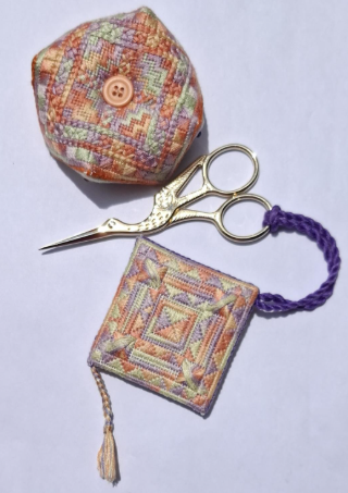 Stitch ‘Biscornu’ with Nelson Embroiderers’