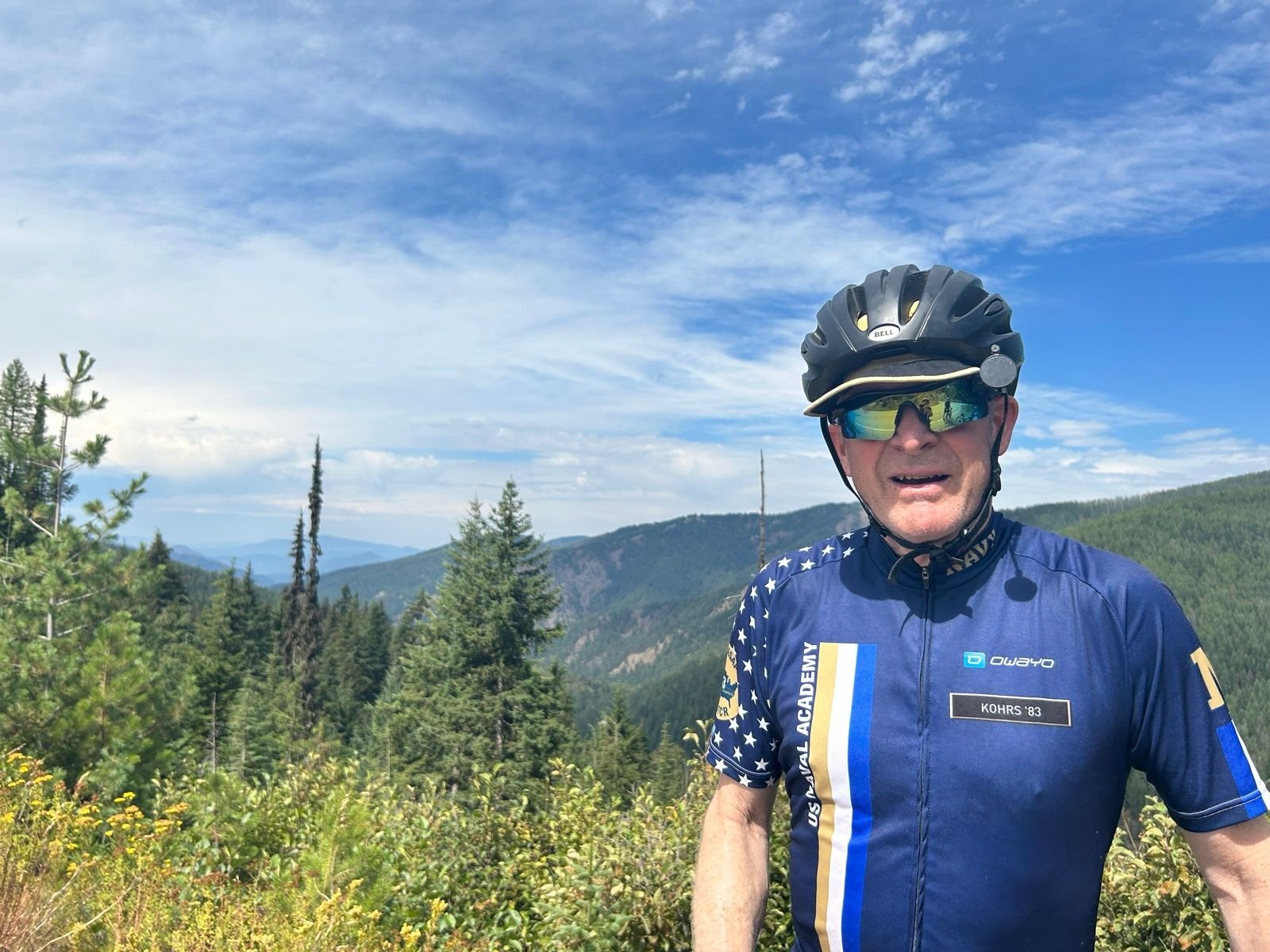 Across the panhandle into Montana.