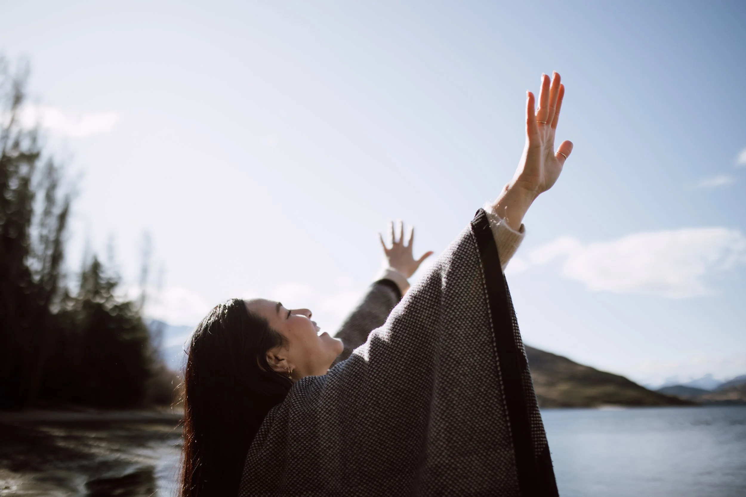 freedom of nature and outdoors evoking sense of calm and refreshing breathwork and wellness