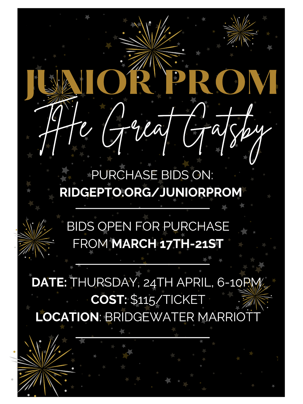 Junior Prom — RidgePTO