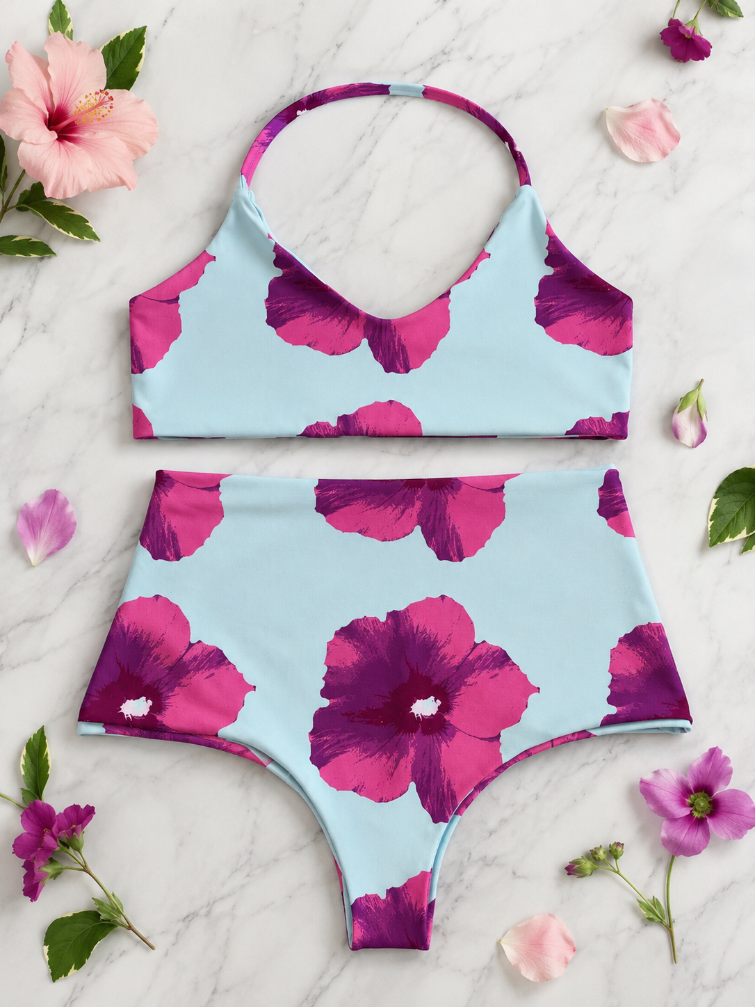 60s Hollyhock Two Piece