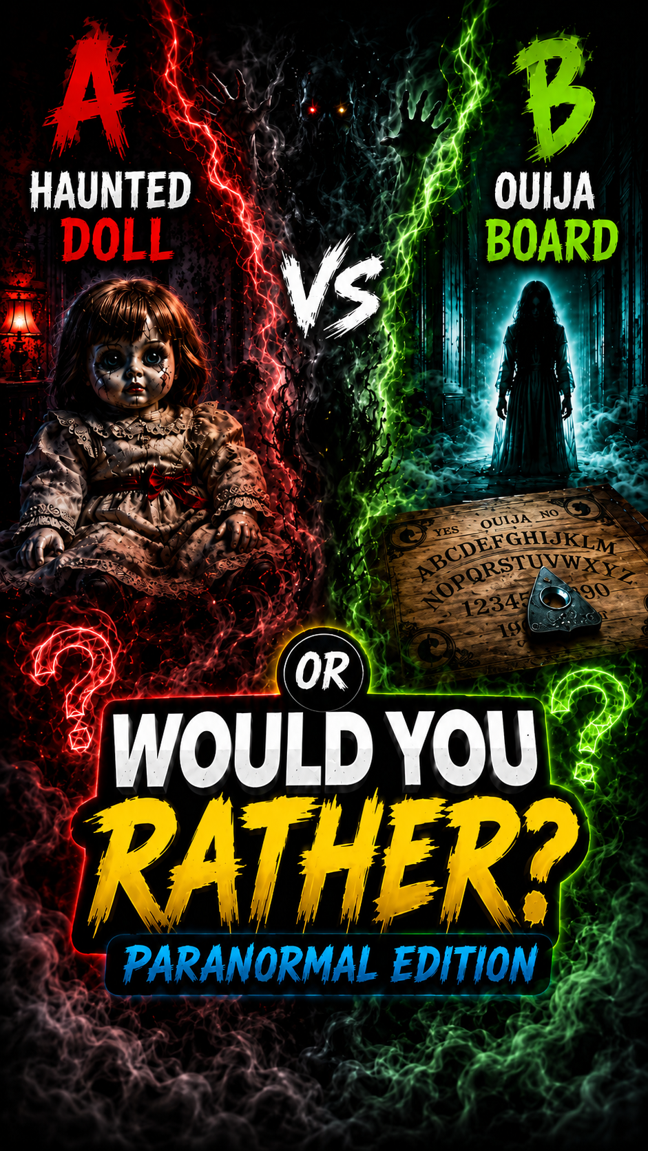 "Would you rather?" Paranormal Edition