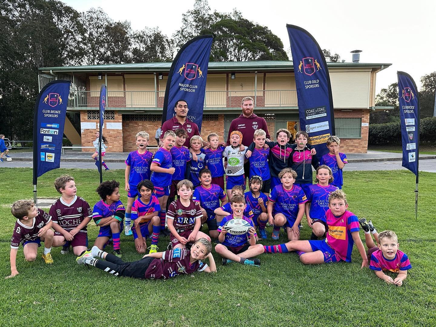 What an epic afternoon!!! 

There&rsquo;s nothing better than getting to train and play with some of your biggest idols&hellip; and that&rsquo;s exactly what some of our @manly.brothers Junior Rugby Players got to do this afternoon. 🙌🏼🙌🏼

We can&