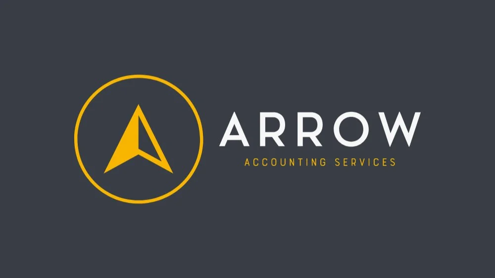 Arrow Accounting Services logo with text reading 'Arrow Accounting Services' against a professional, modern background