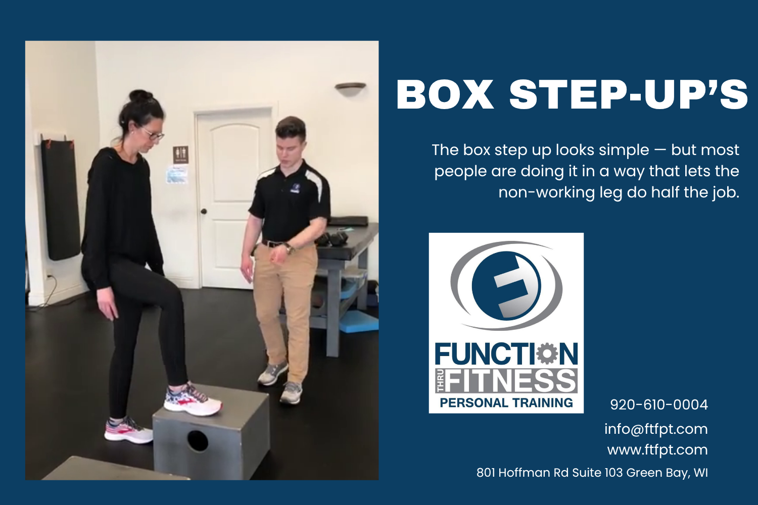 Single Leg Box Step Up: How to Do It Right and How to Progress It