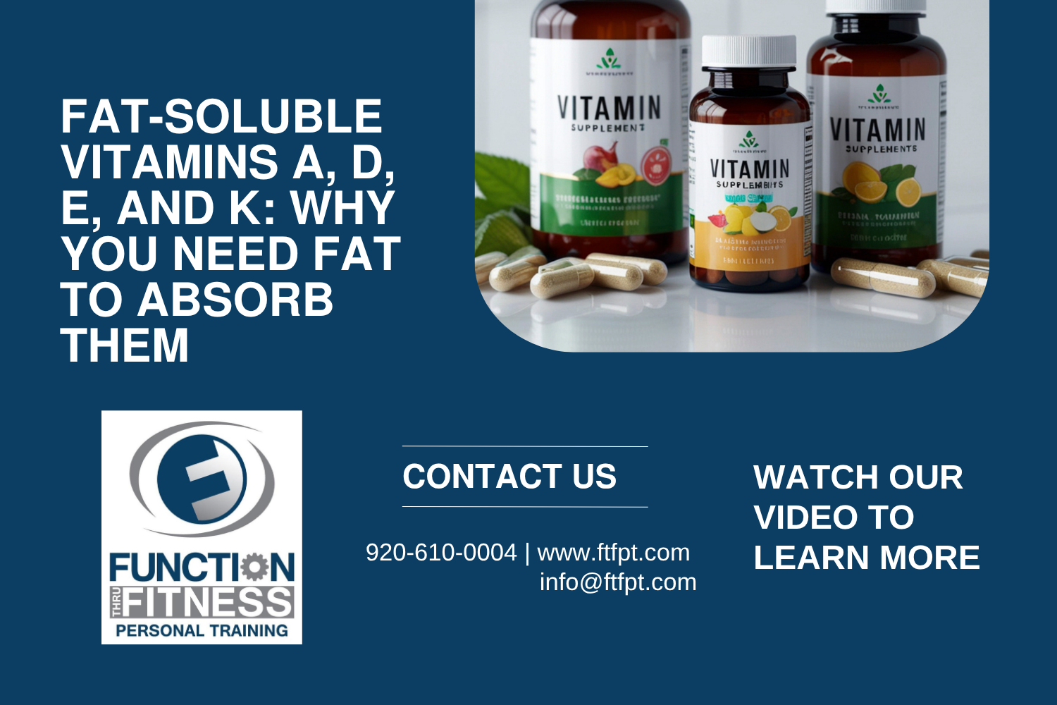 Fat-Soluble Vitamins A, D, E, and K: Why You Need Fat to Absorb Them