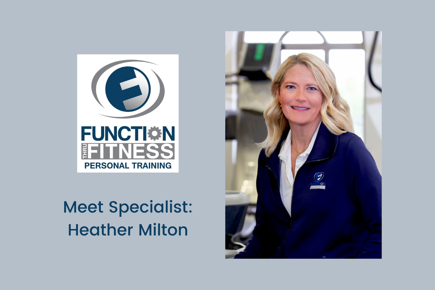 Heather Milton addressing shoulder and neck tension during a neuromuscular therapy session at Function Thru Fitness.