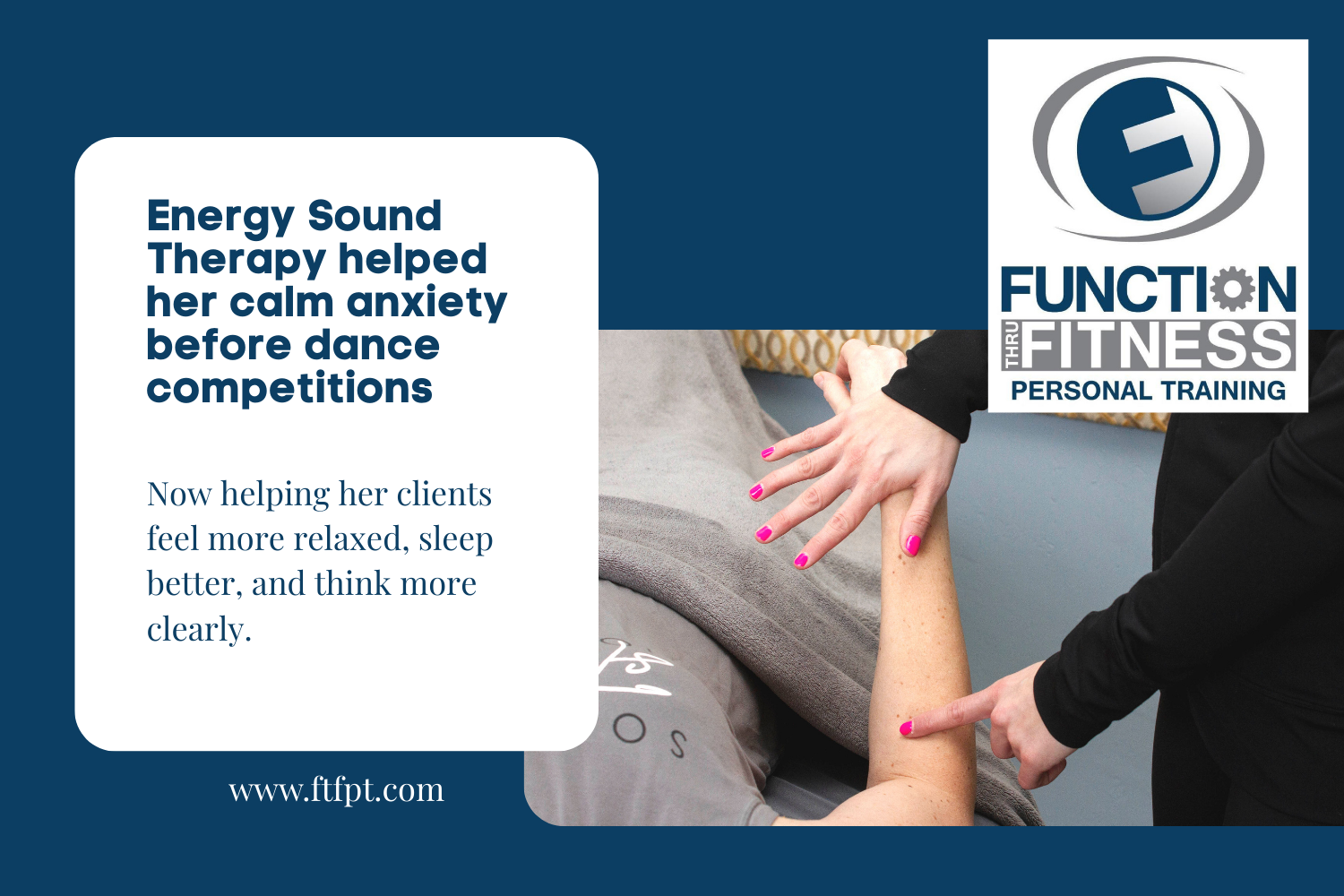 Energy Sound Therapy wellness service at Function Thru Fitness in Green Bay WI supporting mental and emotional health