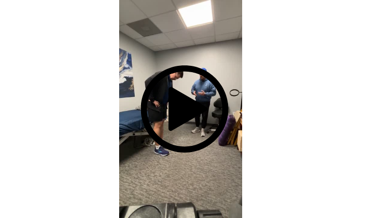 Personal training movement assessment at Function Thru Fitness in Green Bay WI showing guided functional exercise and coaching