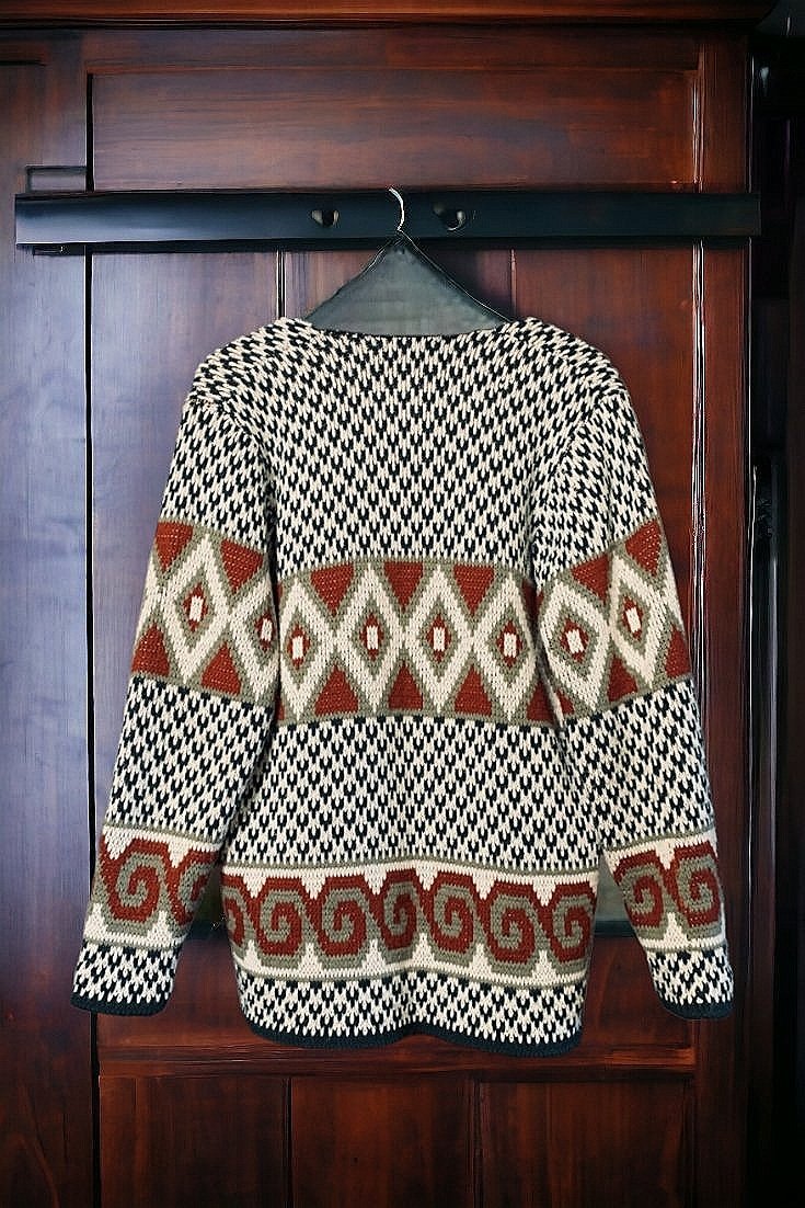 Vtg Mens/Woman's Campus Sweater Orlon By Campus Open Front Grunge Kurt Cobain