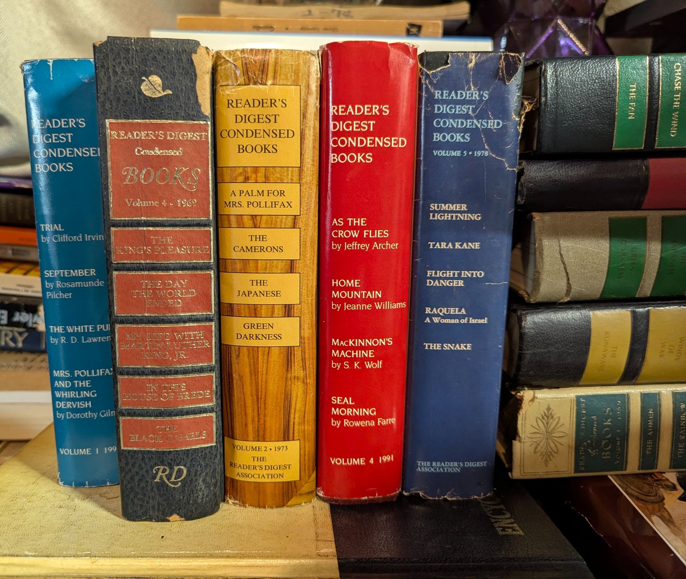 Vintage Books, Readers Digest Condensed books, Set of 5