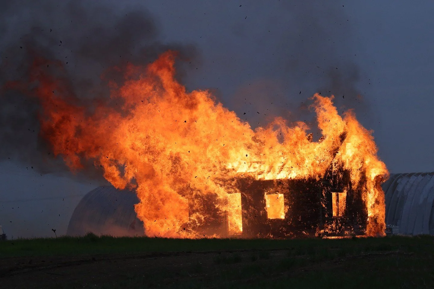 Burnin Down the House - Rusty Morris - RoPC / Outing - Digital Image 2024 Competition - 2nd Place

A dramatic scene of a building engulfed in massive orange flames with thick dark smoke billowing into the sky.

#prpa #prpacanada #photography #competi