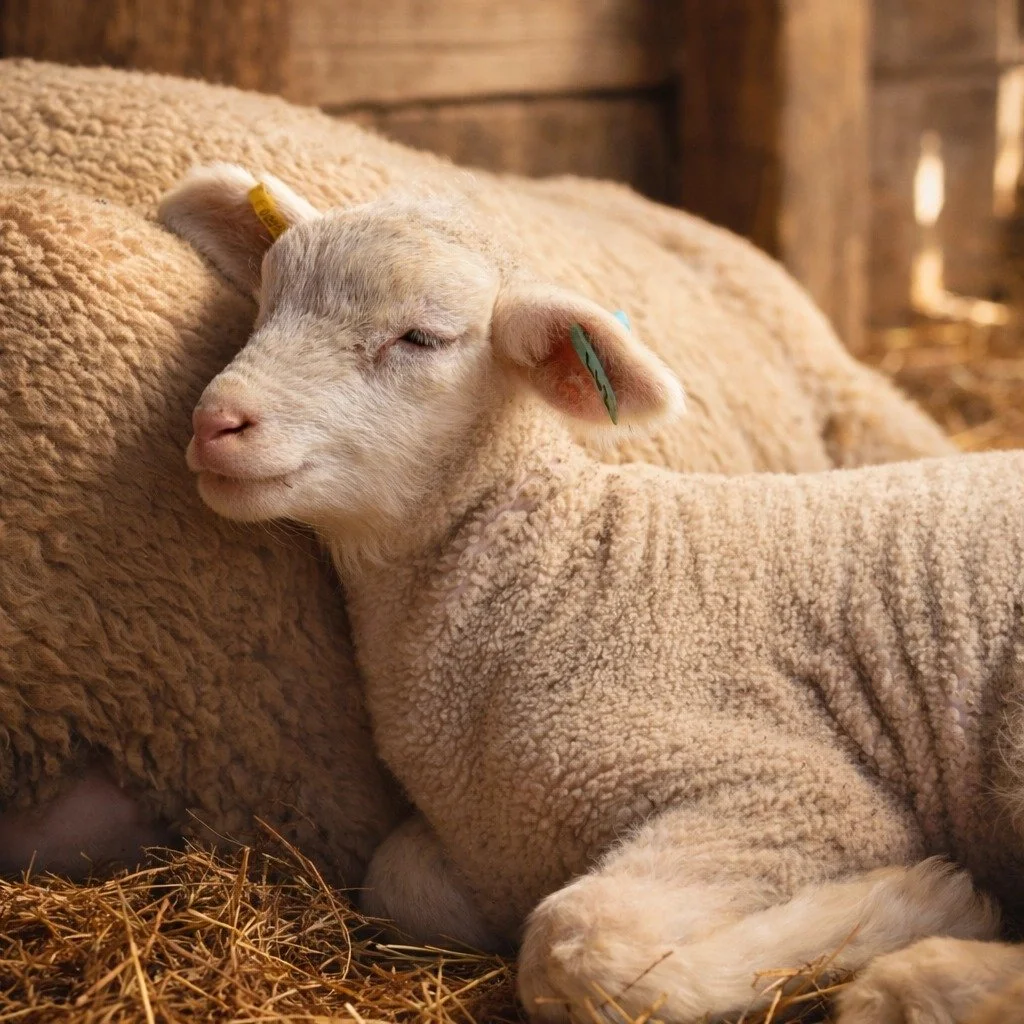 Fleecy Comfort - Mary Ann Dudragne - IWPA - (Russell 2023 Competition) - Honorable Mention.

A young lamb rests against an adult sheep within a sunlit stable environment.

#prpa #prpacanada #photography #competition