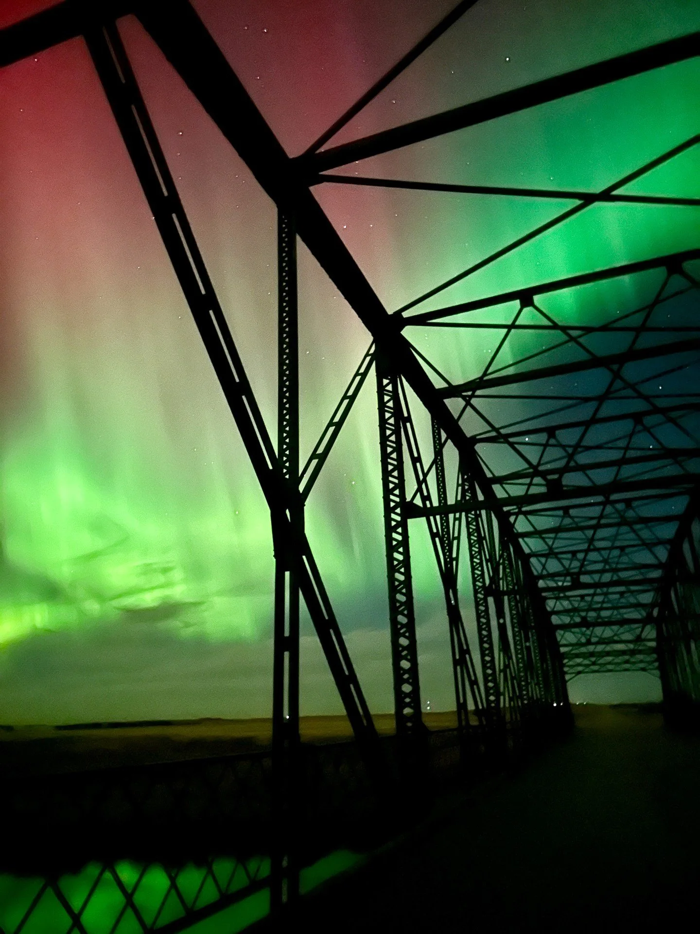 The Bridge - Wanda Hudson - Hand of Man 2024 Competition - 2nd Place.

#prpa #prpacanada #northernlights #aurora #nightphotography