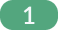 Black CAPTCHA code with the number 1 in a green circle.