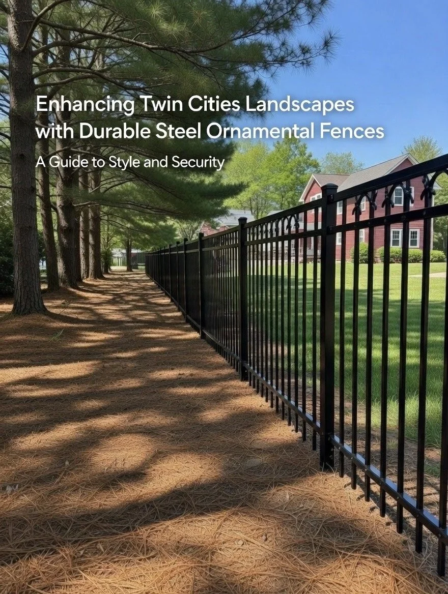 Why Ornamental Steel Fences Are a Top Choice for Twin Cities Homeowners?