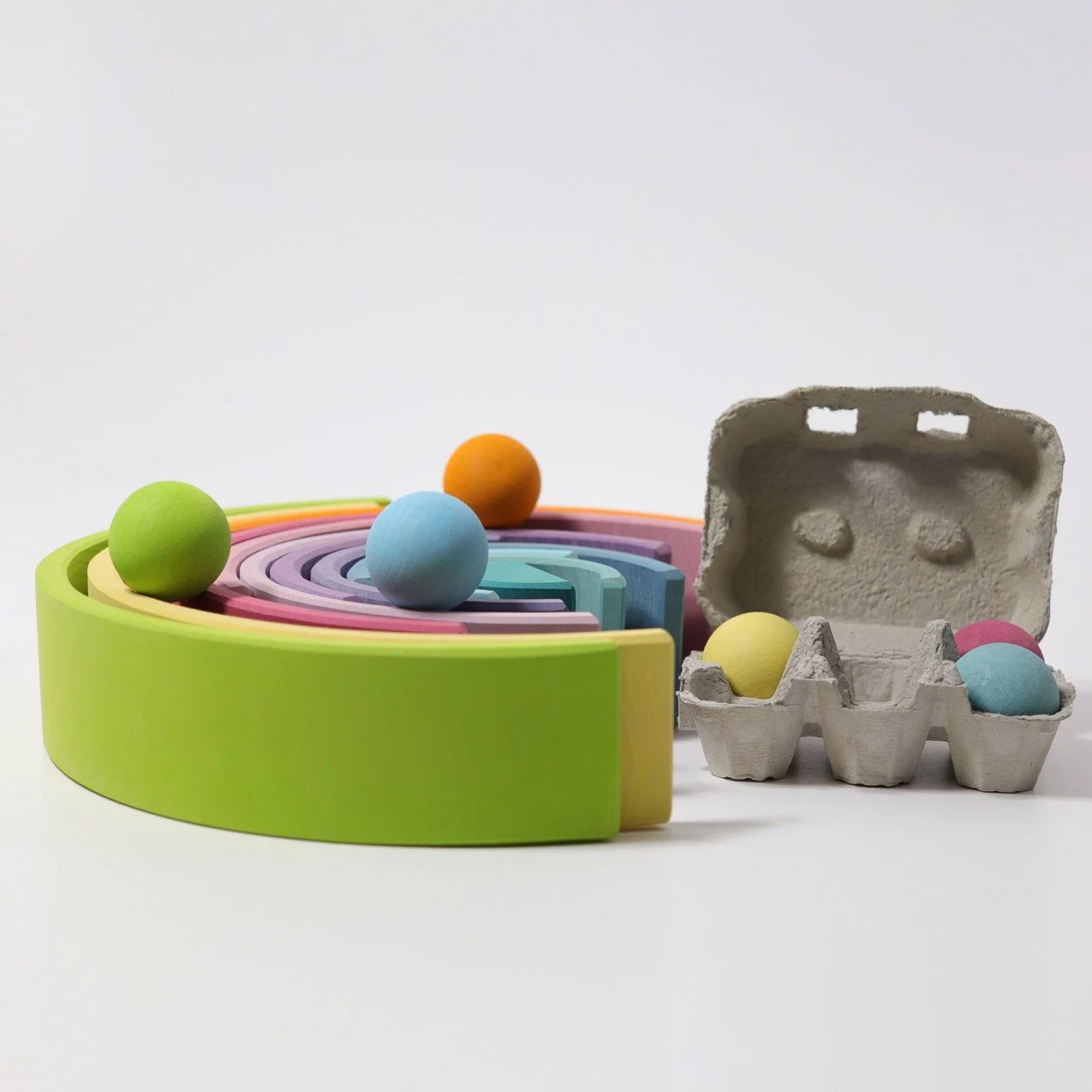 Grimms Large Pastel Rainbow — SpielWerk Toys Grimms Large Pastel Rainbow — SpielWerk Toys