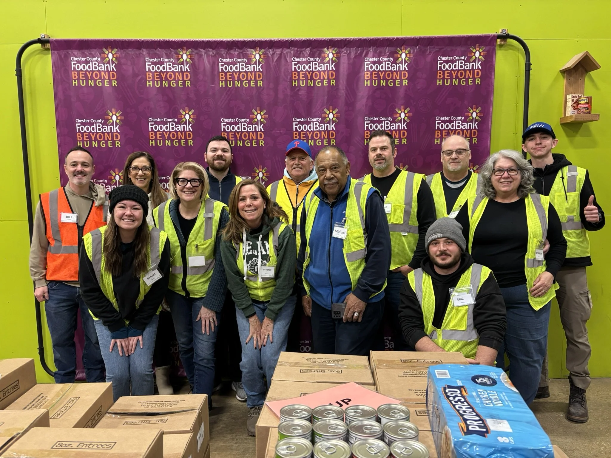 PBPA Volunteers at the Chester County Food Bank