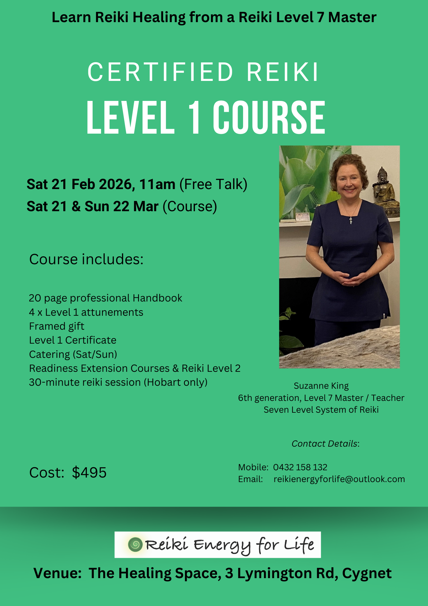 Reiki Level 1 Certified Course
