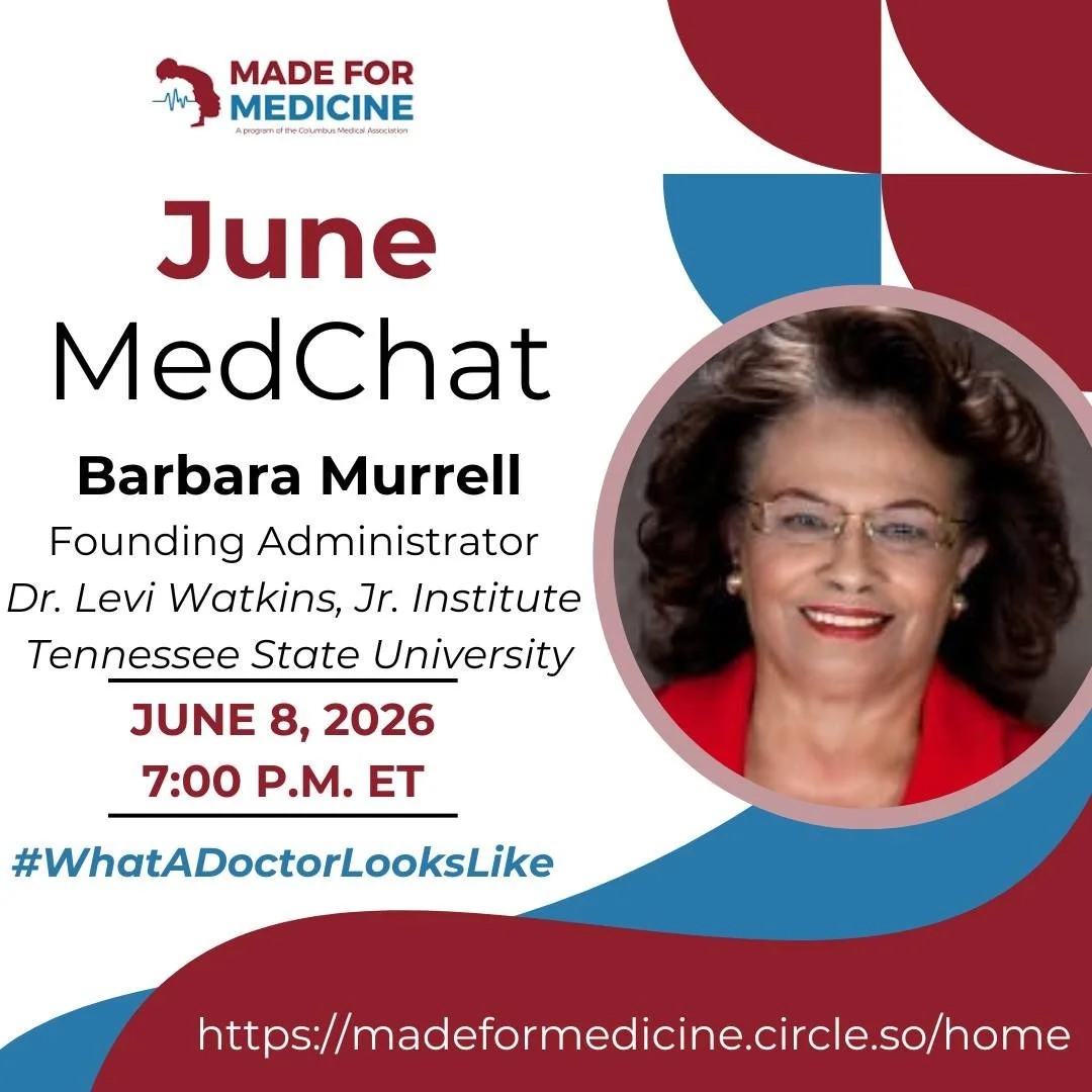 🩺 We're excited to welcome Barbara Murrell as our guest for the June MedChat!

🗓️ Join us virtually on Monday, June 8 at 7:00 p.m. ET.

From Miss Tennessee State University (TSU, 1959&ndash;60) to becoming the first female Vice President at TSU and