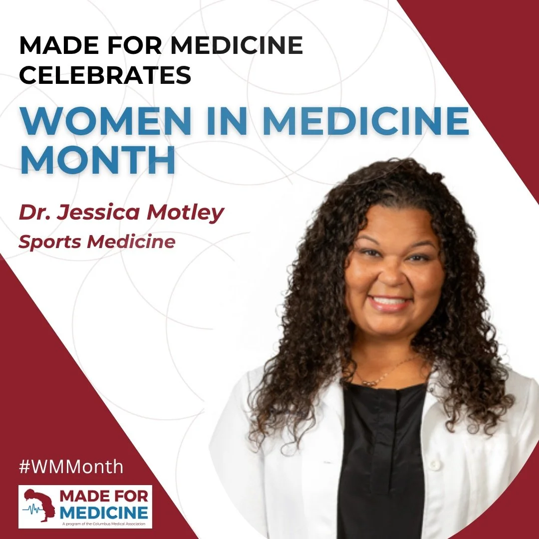 🗣️ Ready for another celebration?

Join us in recognizing, Dr. Jessica Motley, another one of our amazing women core faculty doctors. She specializes in sports medicine.

As part of #WomenInMedicineMonth we want to thank her for her commitment and c