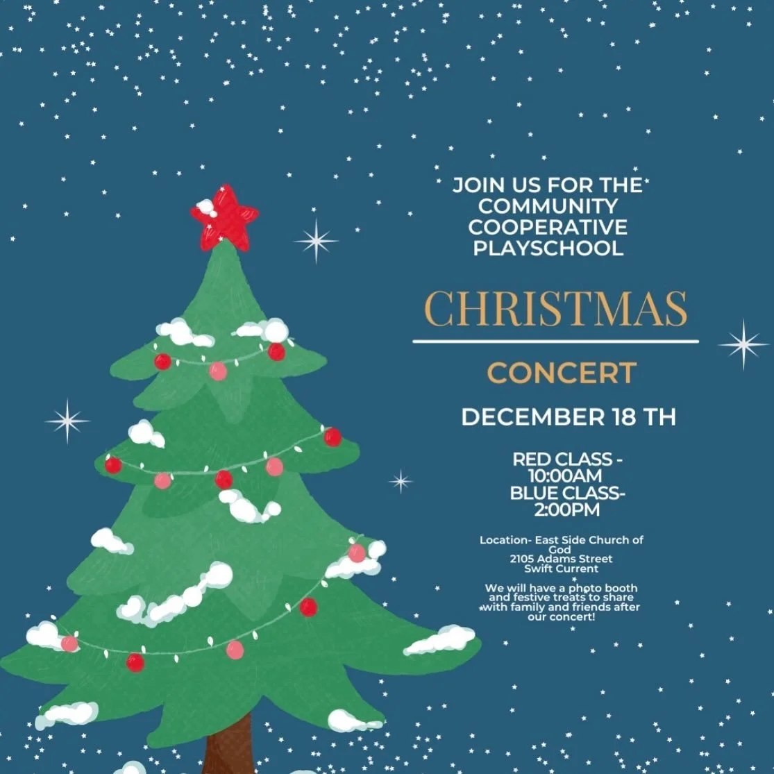 🎄Save the date🎄

Our kids have started getting ready for our Christmas concert and we&rsquo;re getting so excited!