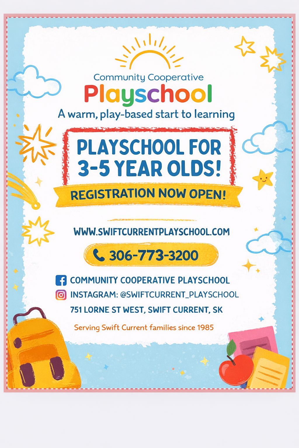 March 12, 2026- 2026/2027 Registration Opens