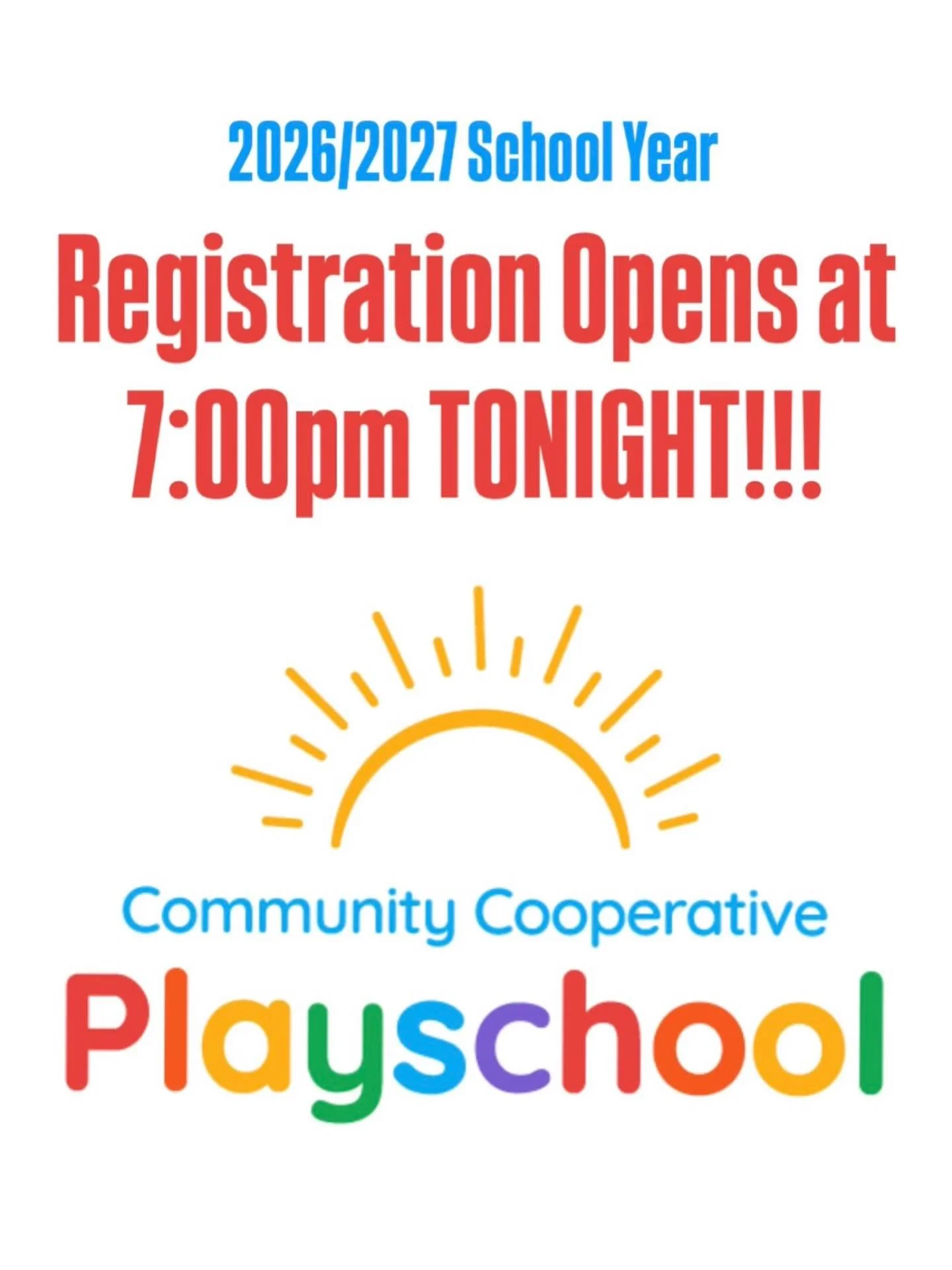 Tonight is the night!! Register your preschool kiddo online for our 2026/2027 school year starting at 7:00pm at swiftcurrentplayschool.com. Classes are on a first come first serve basis! This year has already been a blast and we can't wait to see wha