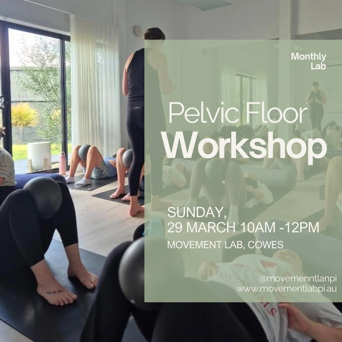 𝗣𝗲𝗹𝘃𝗶𝗰 𝗙𝗹𝗼𝗼𝗿 𝗪𝗼𝗿𝗸𝘀𝗵𝗼𝗽

This workshop is for any woman who wants to better understand and support her body.

Whether you are pregnant, postpartum, managing symptoms like leaking, prolapse, pain, diastasis, hip or back discomfort, fe