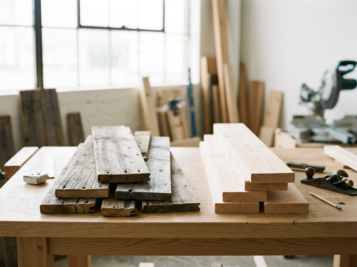 Reclaimed Wood vs. New Lumber