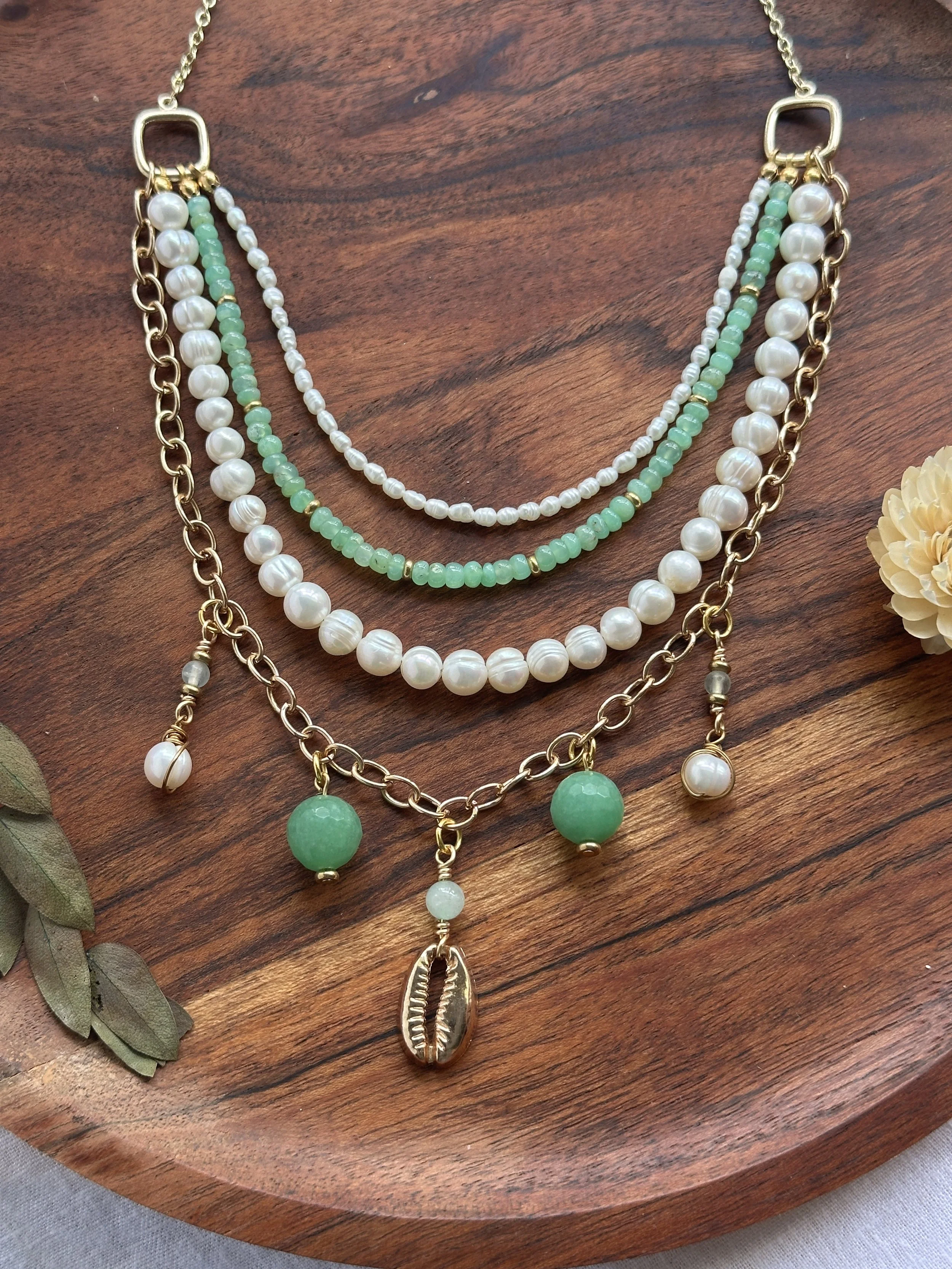 Coastal Goddess Layered Necklace
