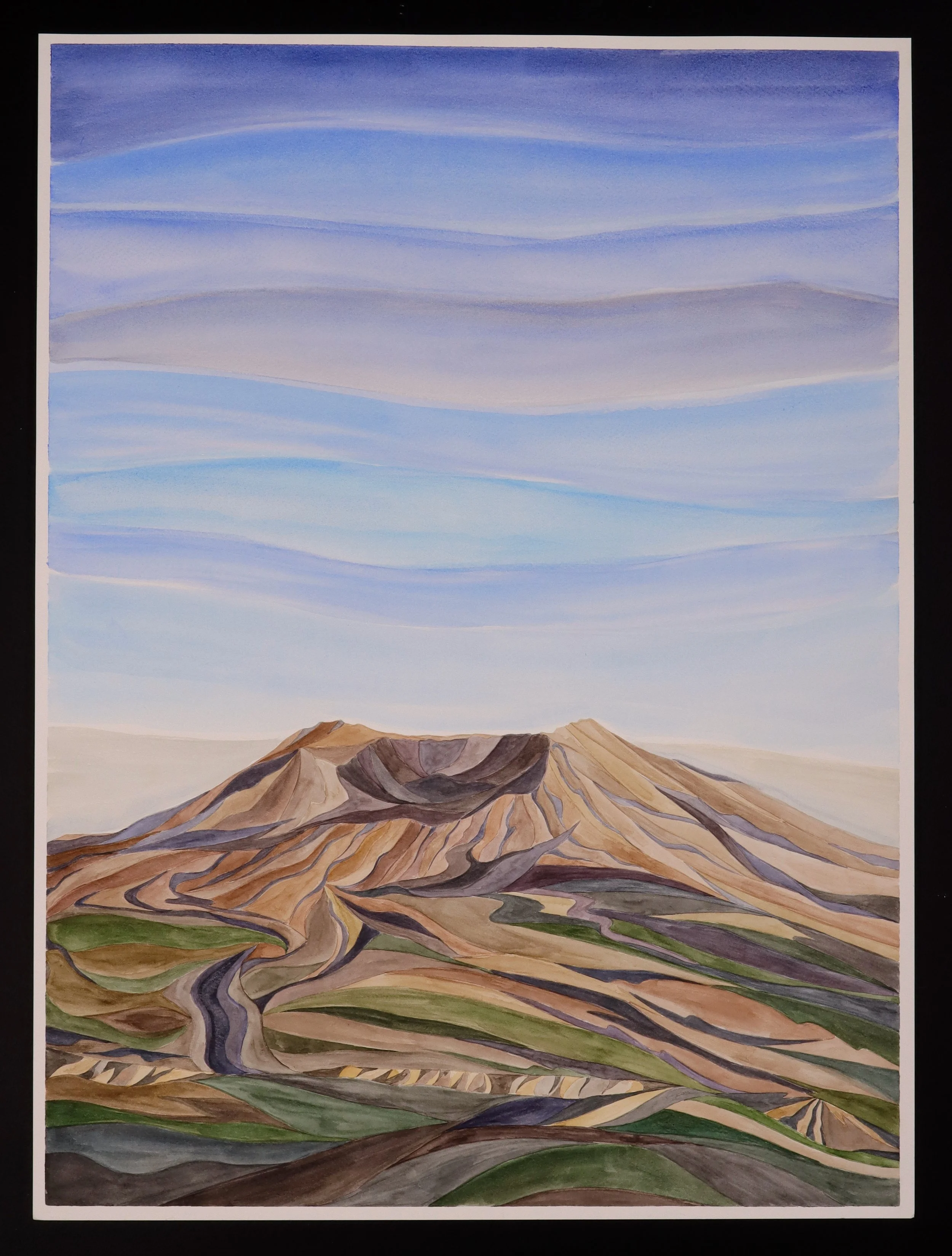 Mt. St. Helens, North Face, 18x24, 2023.jpeg