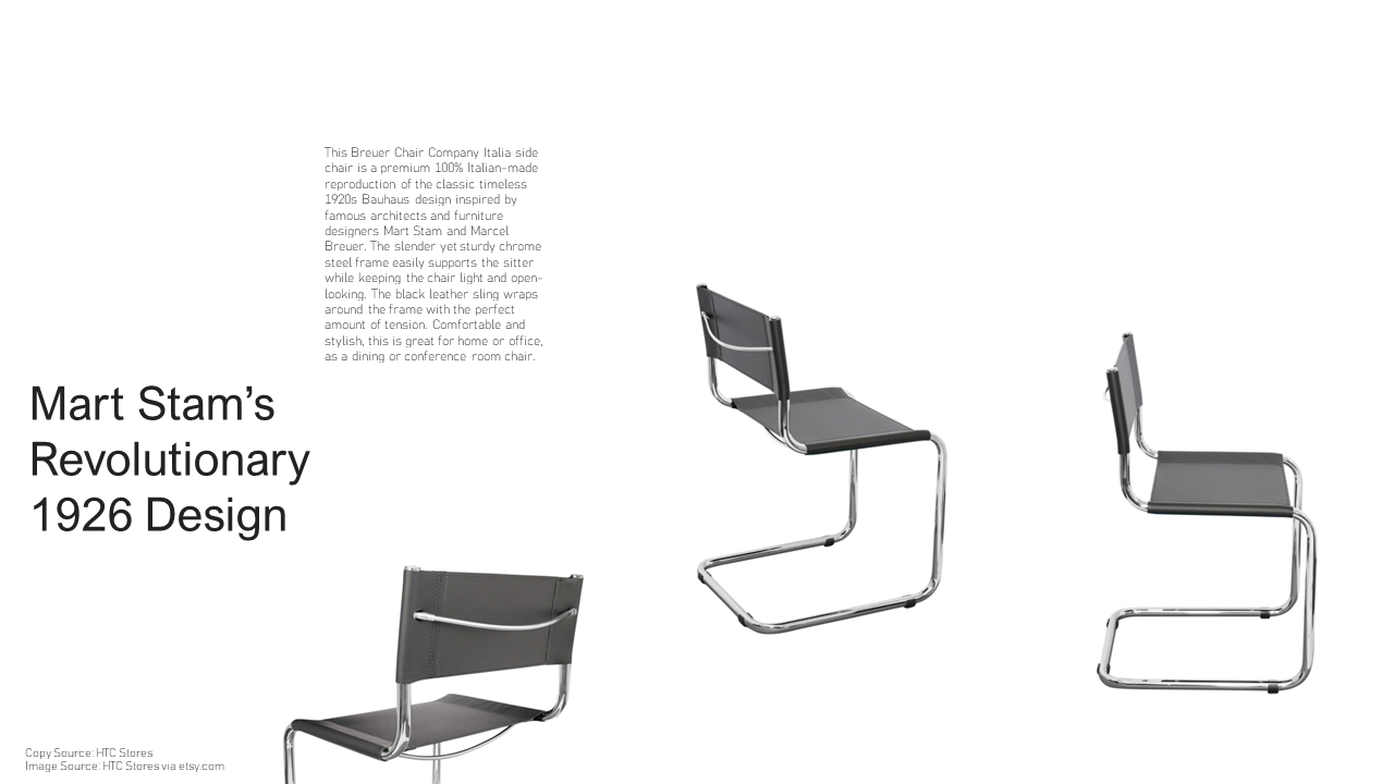 Product Detail Page Black Leather Cantilever Dining Chair