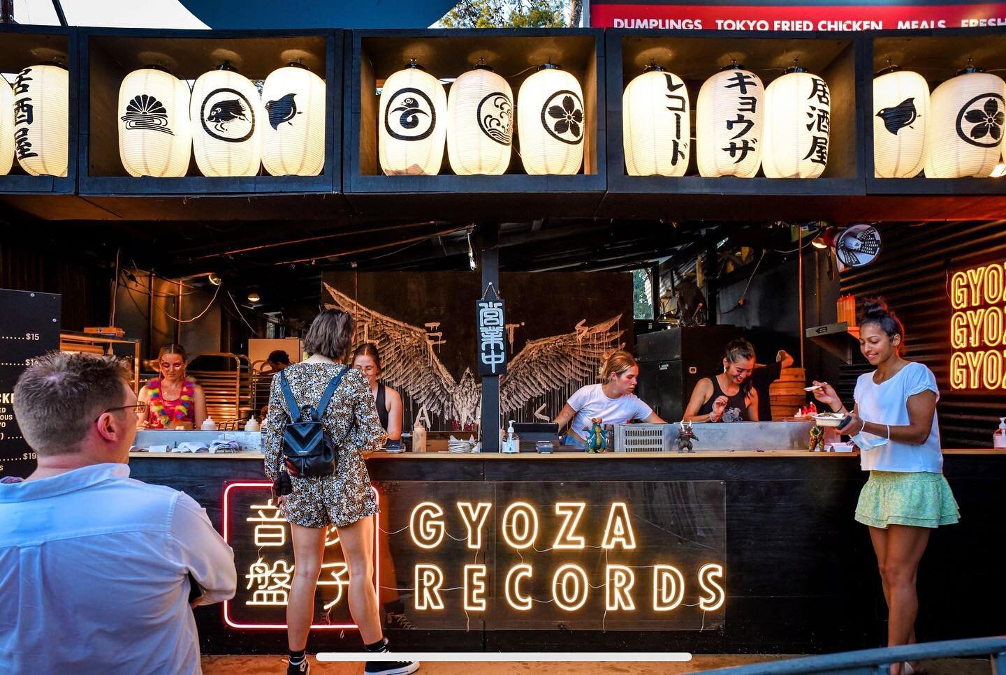 Summer season incoming!! Cannot wait to welcome back some amazing festivals over the next few months, see you on the df and at the shop #festivalseason #foodtruck #gyozarecords #festivallife #festivallife #aussiesummer