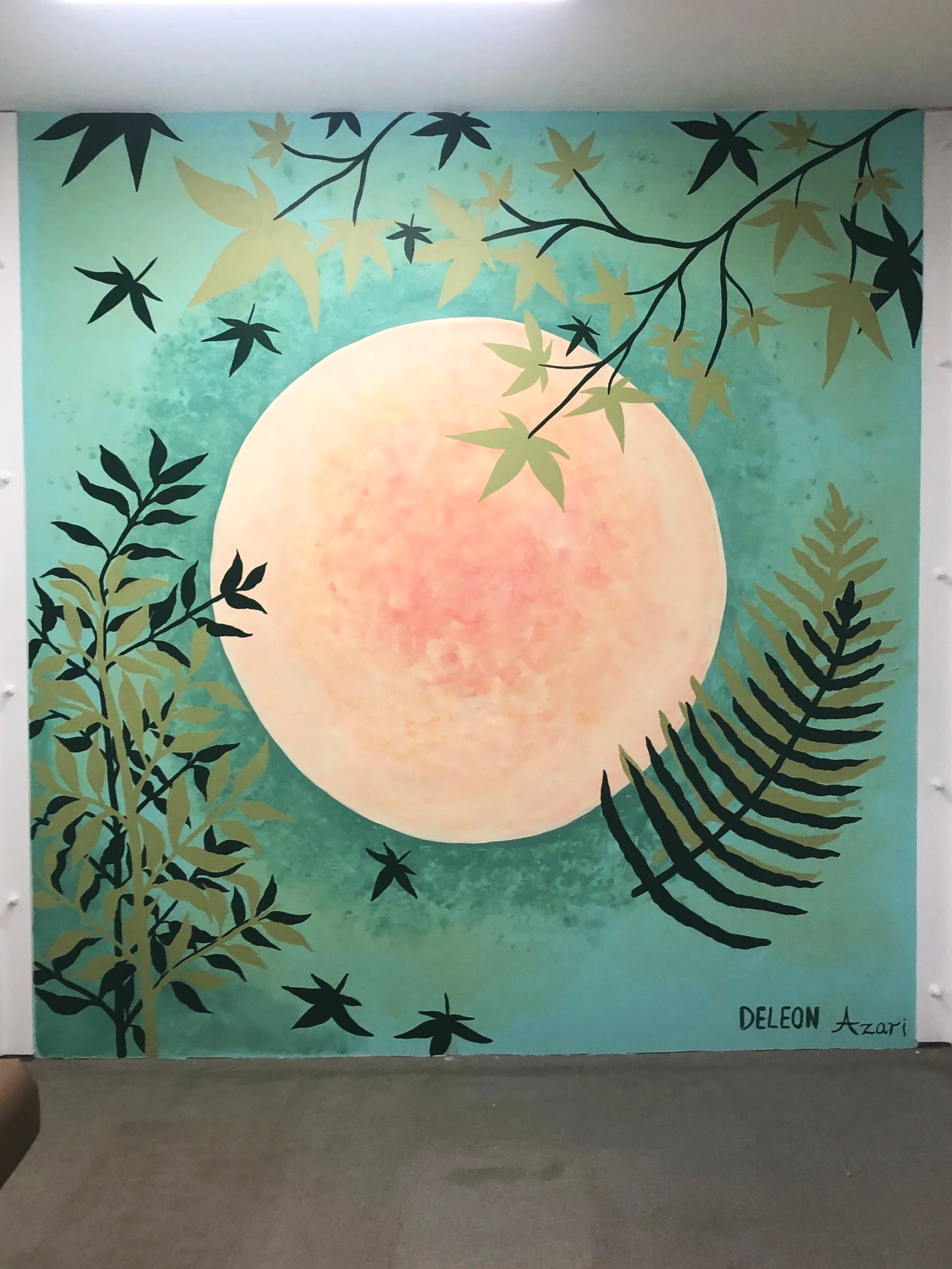 Mural collab with Kendra Azari - artwork located inside Lynnwood Jail