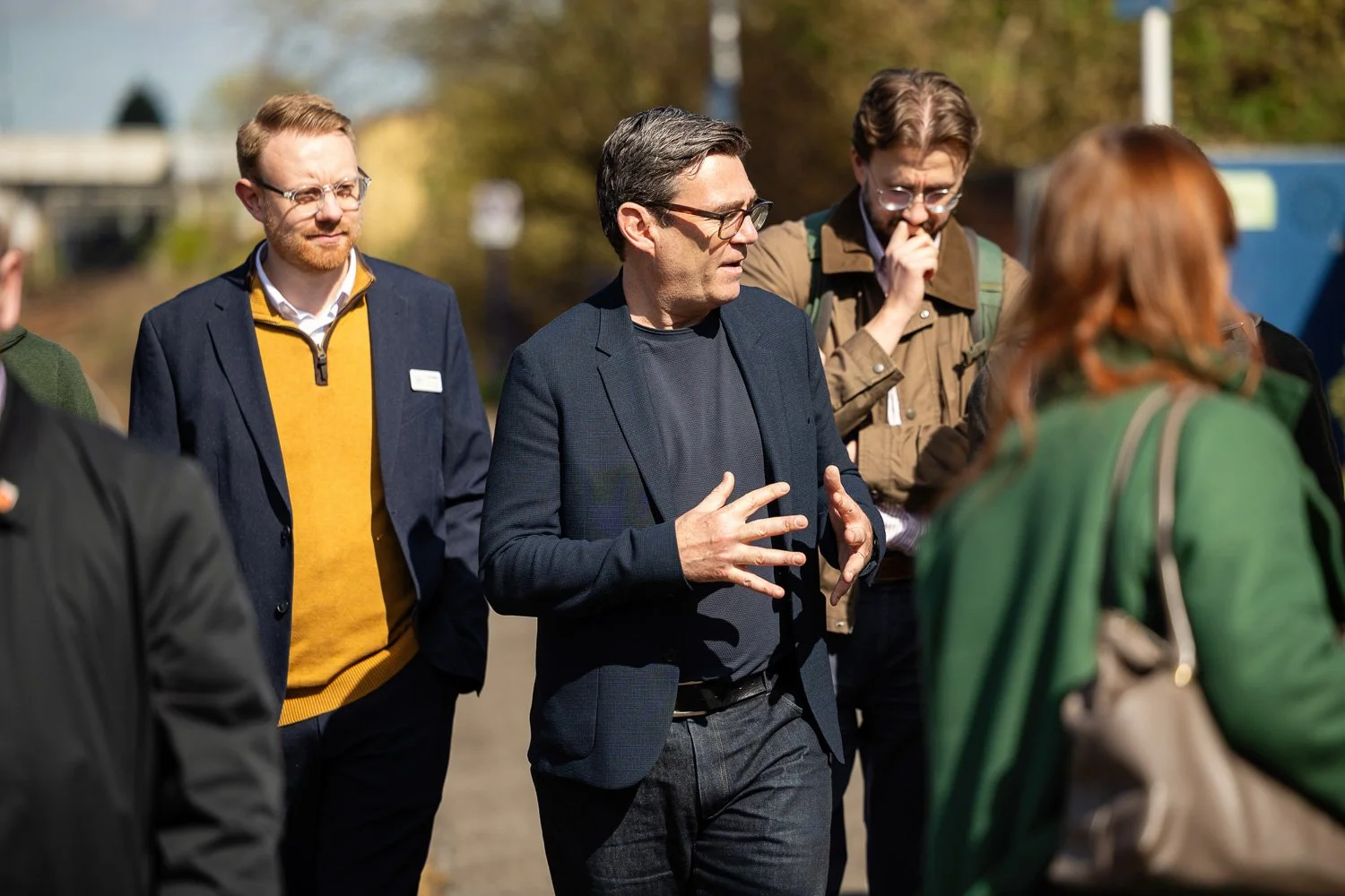 Andy Burnham at Altrincham train station-10.jpg