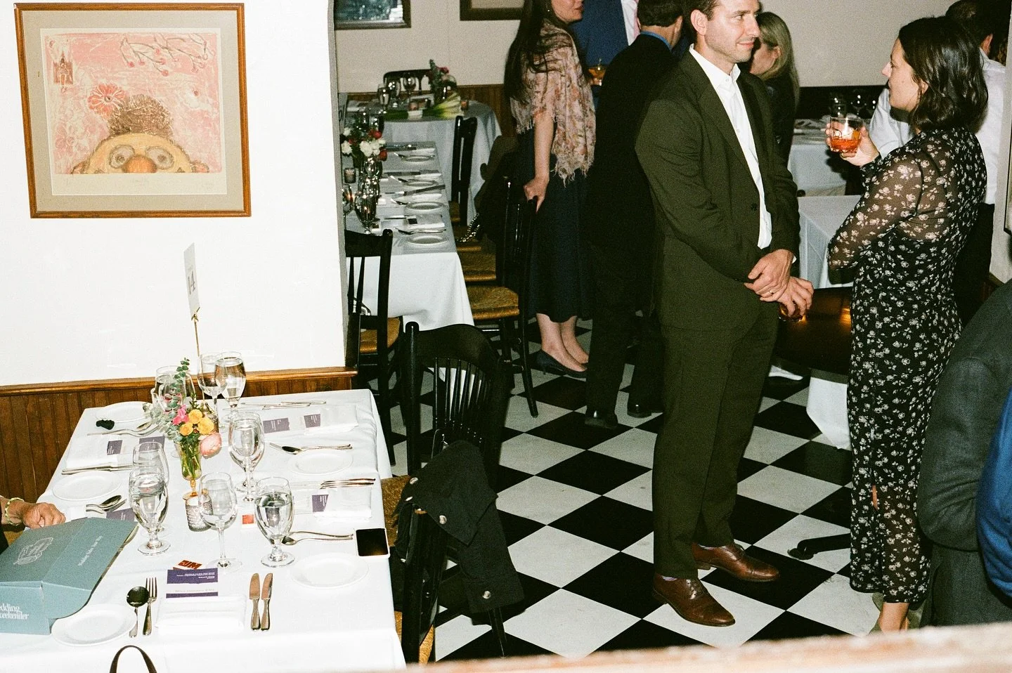 Something about this photo makes my brain tingle. Maybe it&rsquo;s the Ernie artwork in the corner? (Confirm if this is indeed Ernie, please!) Is it the tile that I couldn&rsquo;t stop photographing? Was it because I was crouched in front of the litt