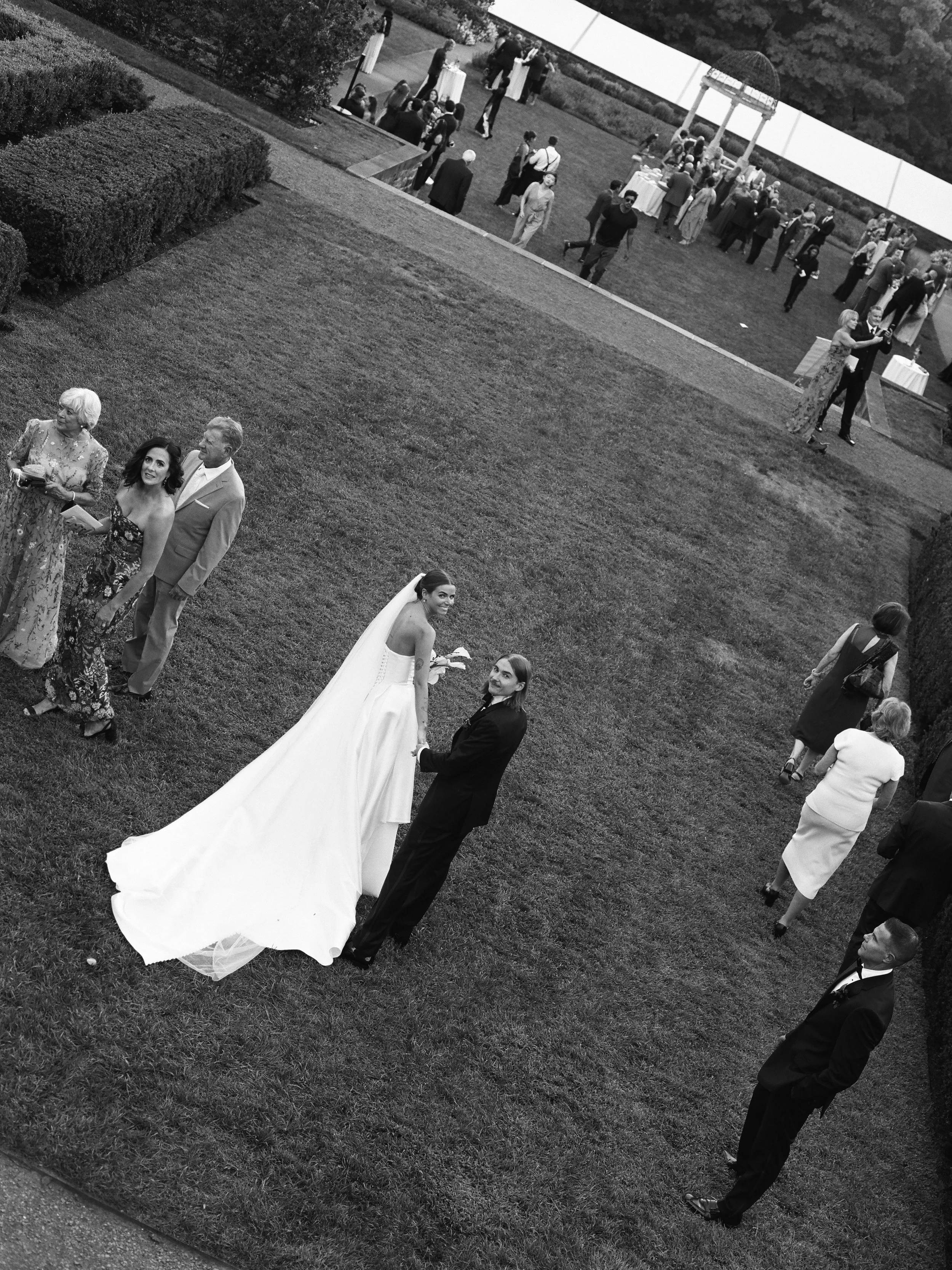 G&amp;N in black and white.

Little film sneaky peeks from this incredible day.