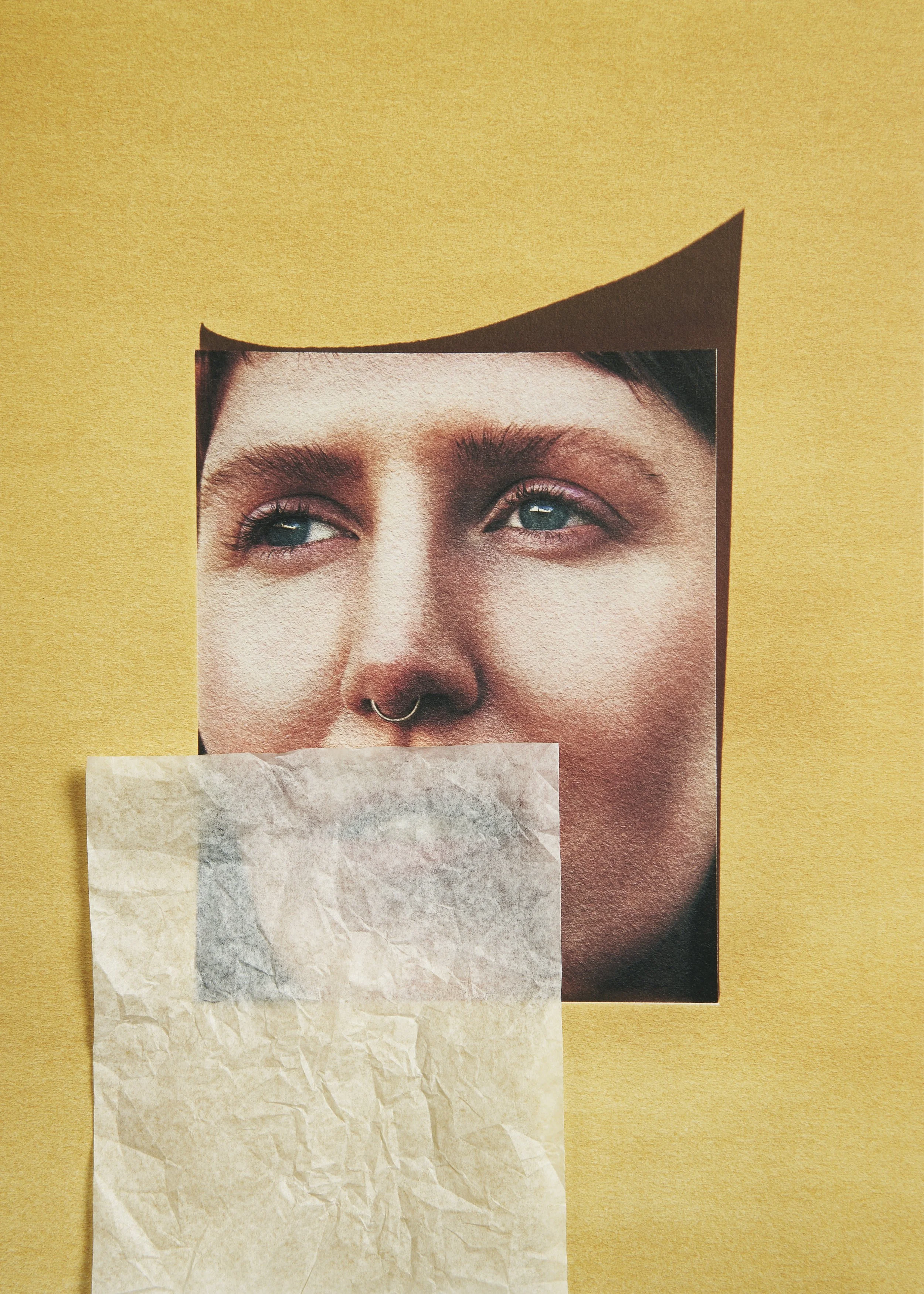  Not to take a sheet of paper in front of the mouth, 2024 © Alma Haser