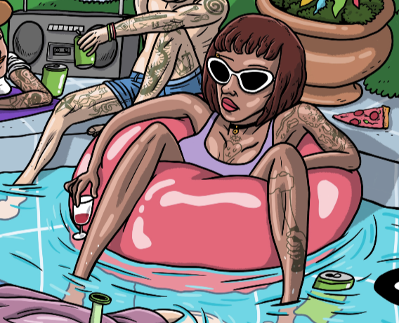 Sun-0-bathers' Floater