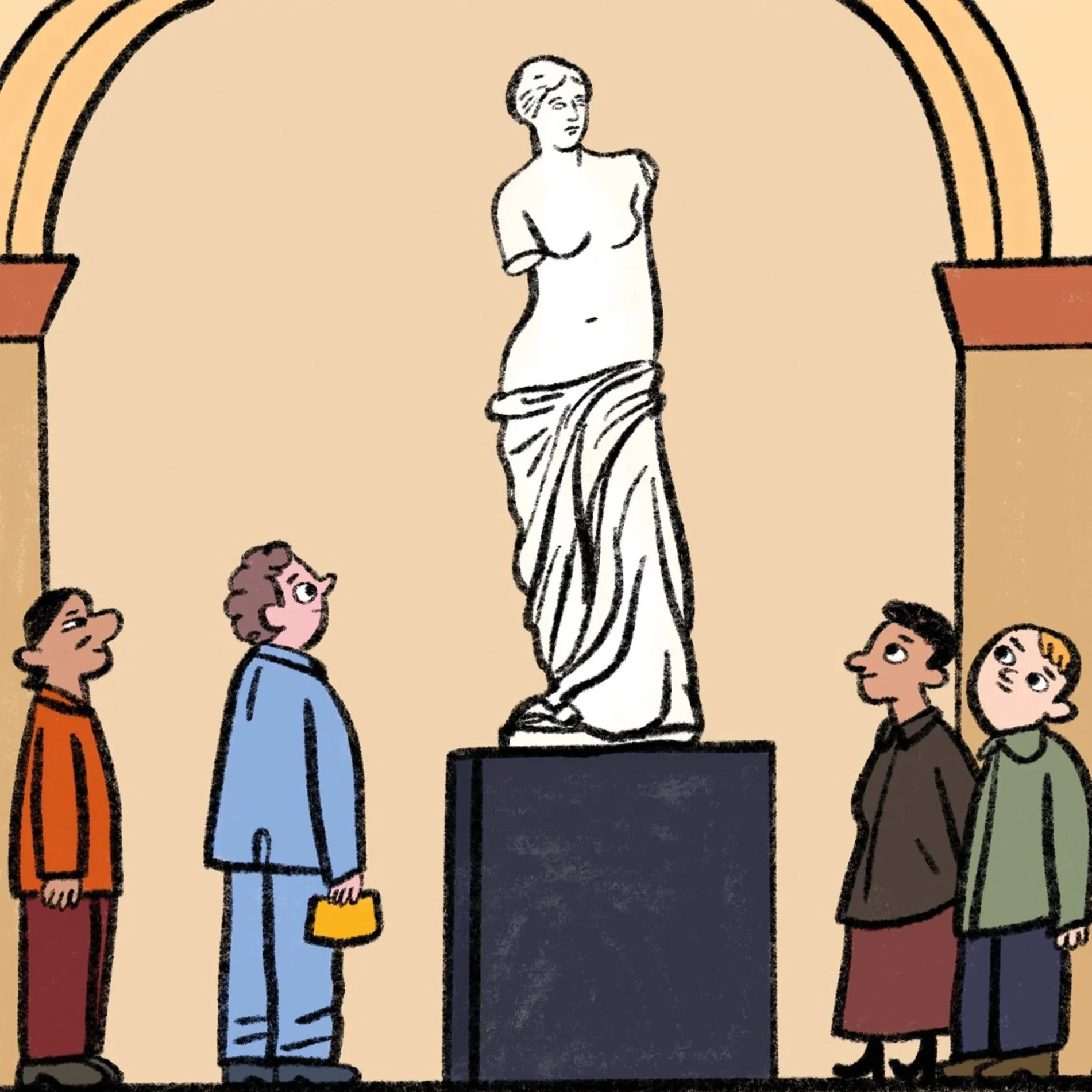 De Ontdekking Van De Venus Van Milo