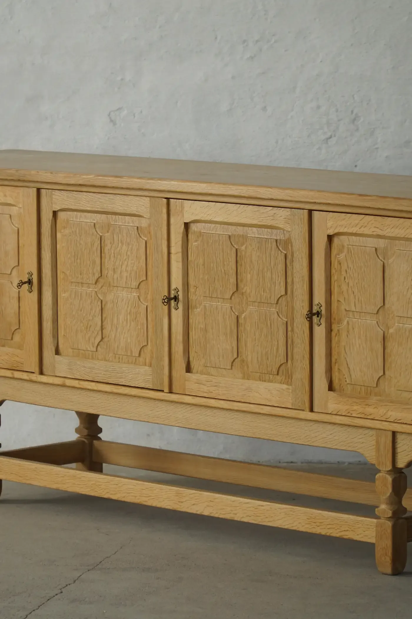 Mid Century Modern Sideboard in Oak, Made by a Danish Cabinetmaker in the 1960s