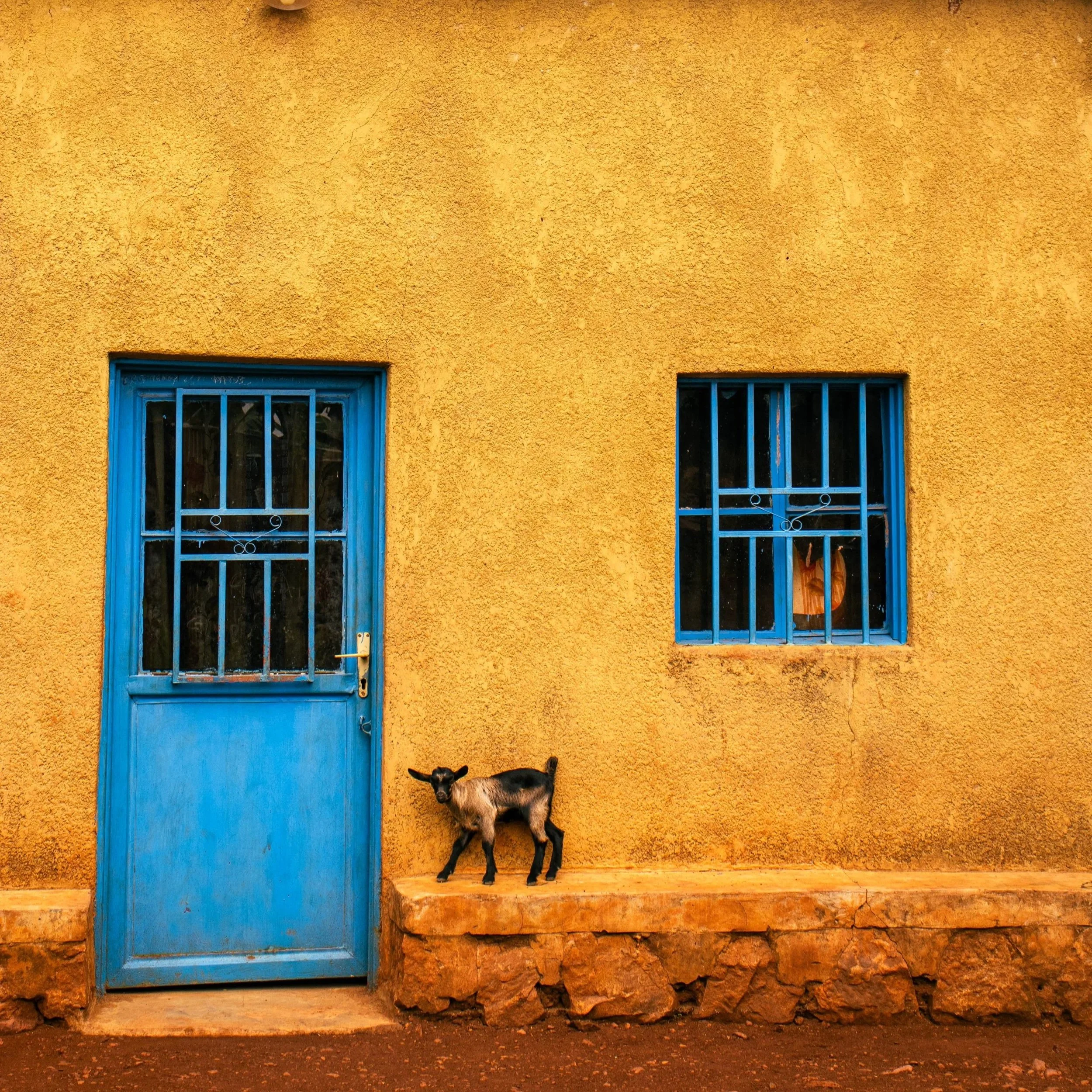 BLUE, YELLOW, AND GREEN