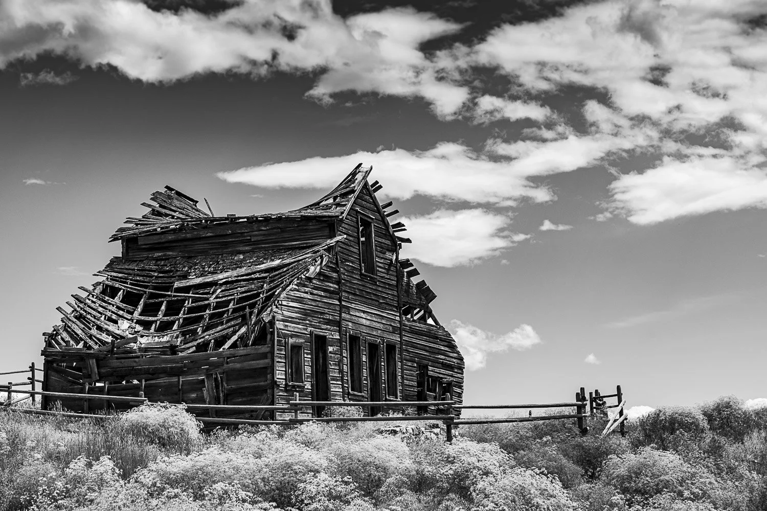 Old B&W Barn · PHOTOGRAPH · British Columbia