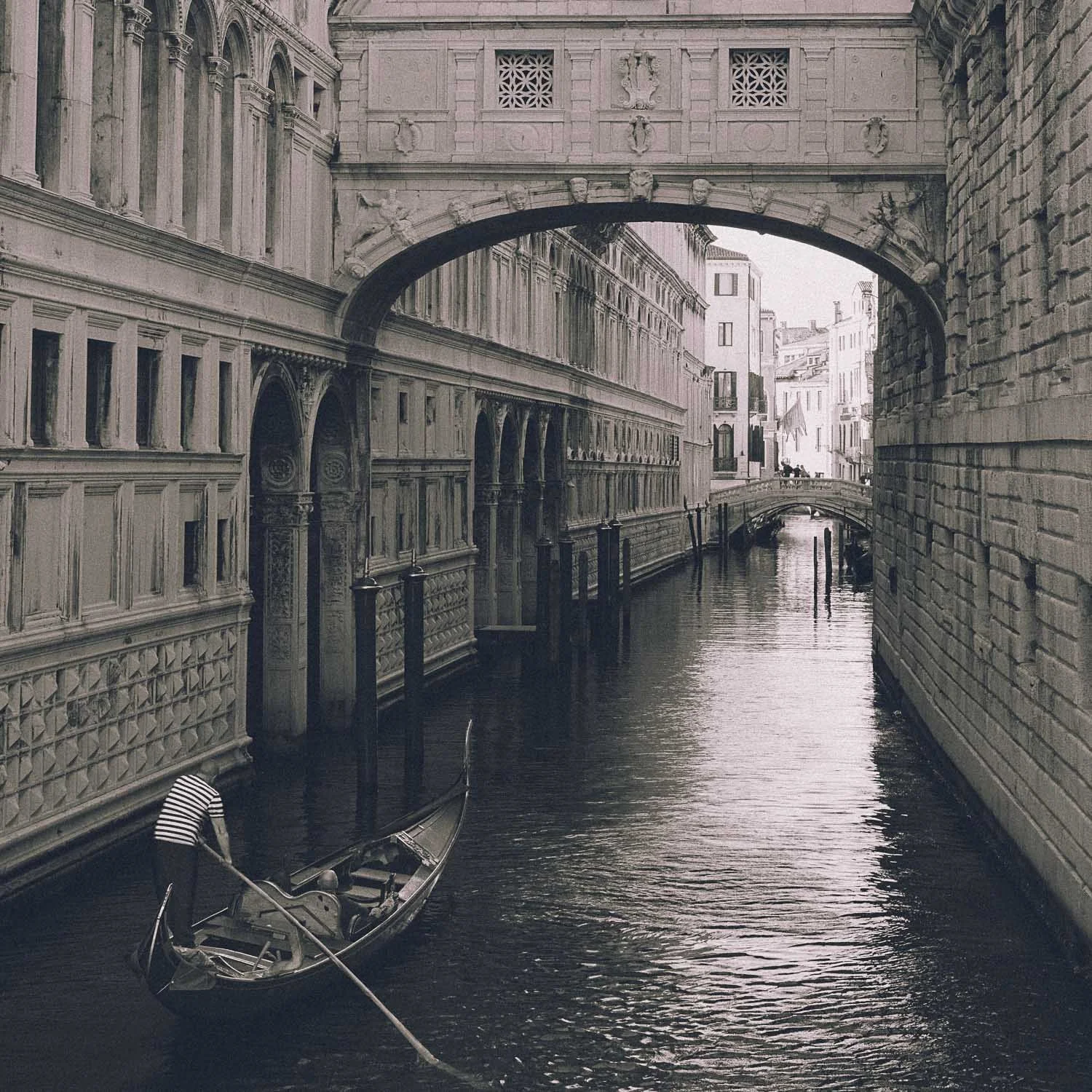 Da Batèlo up the Canal PHOTOGRAPH · Venice Italy