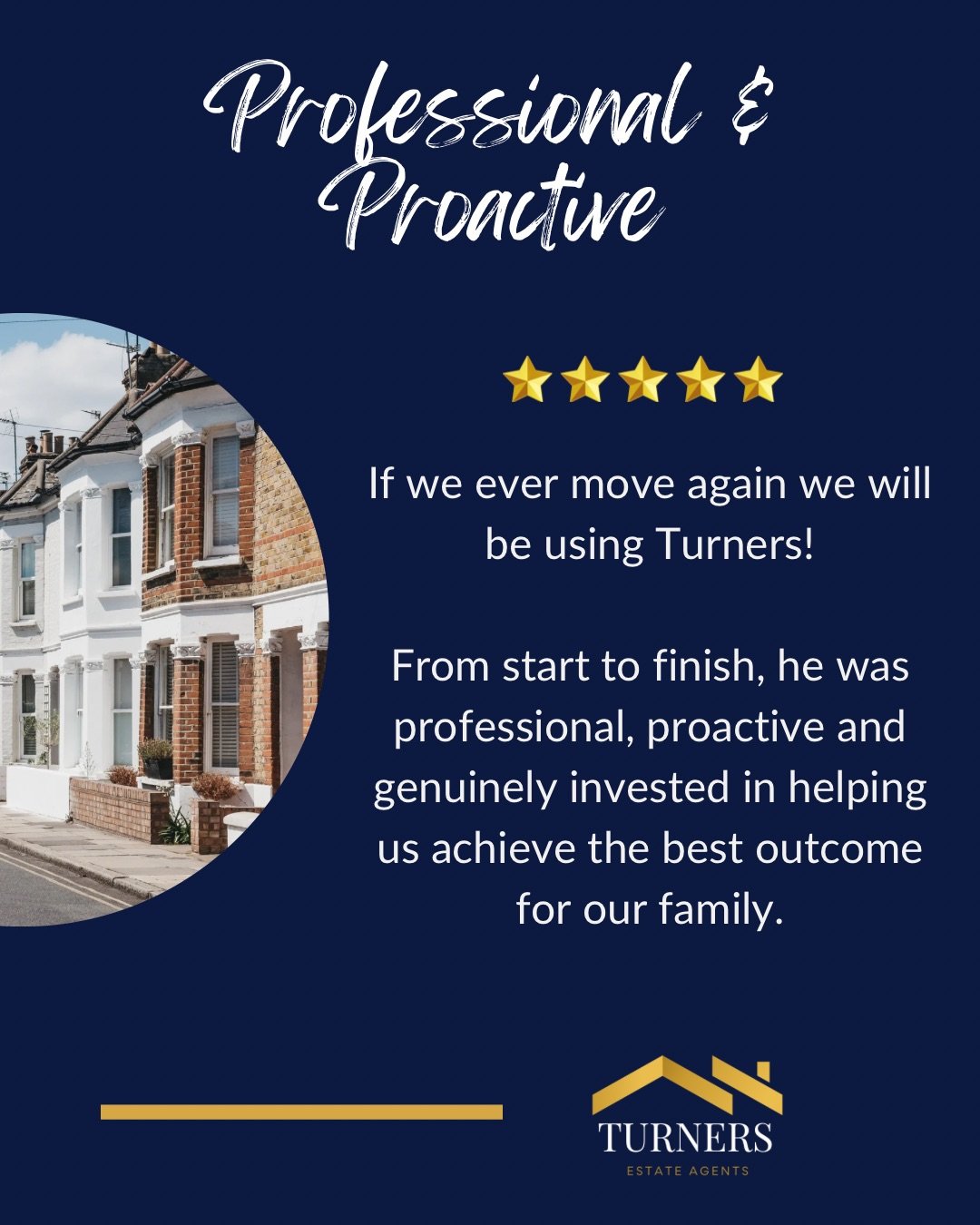 𝑾𝒆&rsquo;𝒗𝒆 𝒃𝒆𝒆𝒏 𝒃𝒍𝒐𝒘𝒏 𝒂𝒘𝒂𝒚 𝒃𝒚 𝒕𝒉𝒆 𝒂𝒎𝒂𝒛𝒊𝒏𝒈 𝒇𝒆𝒆𝒅𝒃𝒂𝒄𝒌 𝒓𝒆𝒄𝒆𝒏𝒕𝒍𝒚 💬✨

Anyone who&rsquo;s worked with Turners knows how efficient, passionate and genuinely committed Ashley is. This latest review mentioned how 