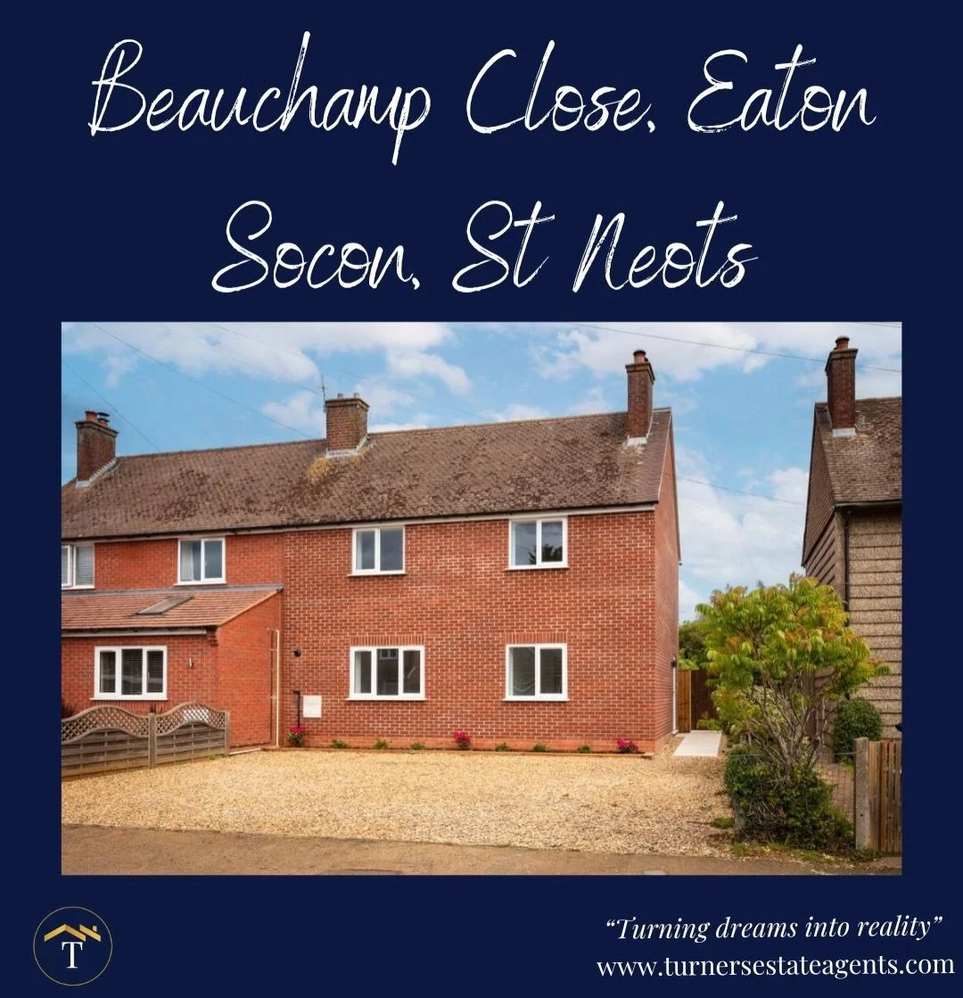 🏡 𝑵𝑬𝑾 𝑻𝑶 𝑴𝑨𝑹𝑲𝑬𝑻 | Beauchamp Close, Eaton Socon, St Neots

💷 Guide Price: &pound;390,000✨ NO CHAIN | FULLY REFURBISHED &amp; EXTENDED

Step straight into this beautifully renovated 3/4 bedroom semi-detached family home, tucked away in a q