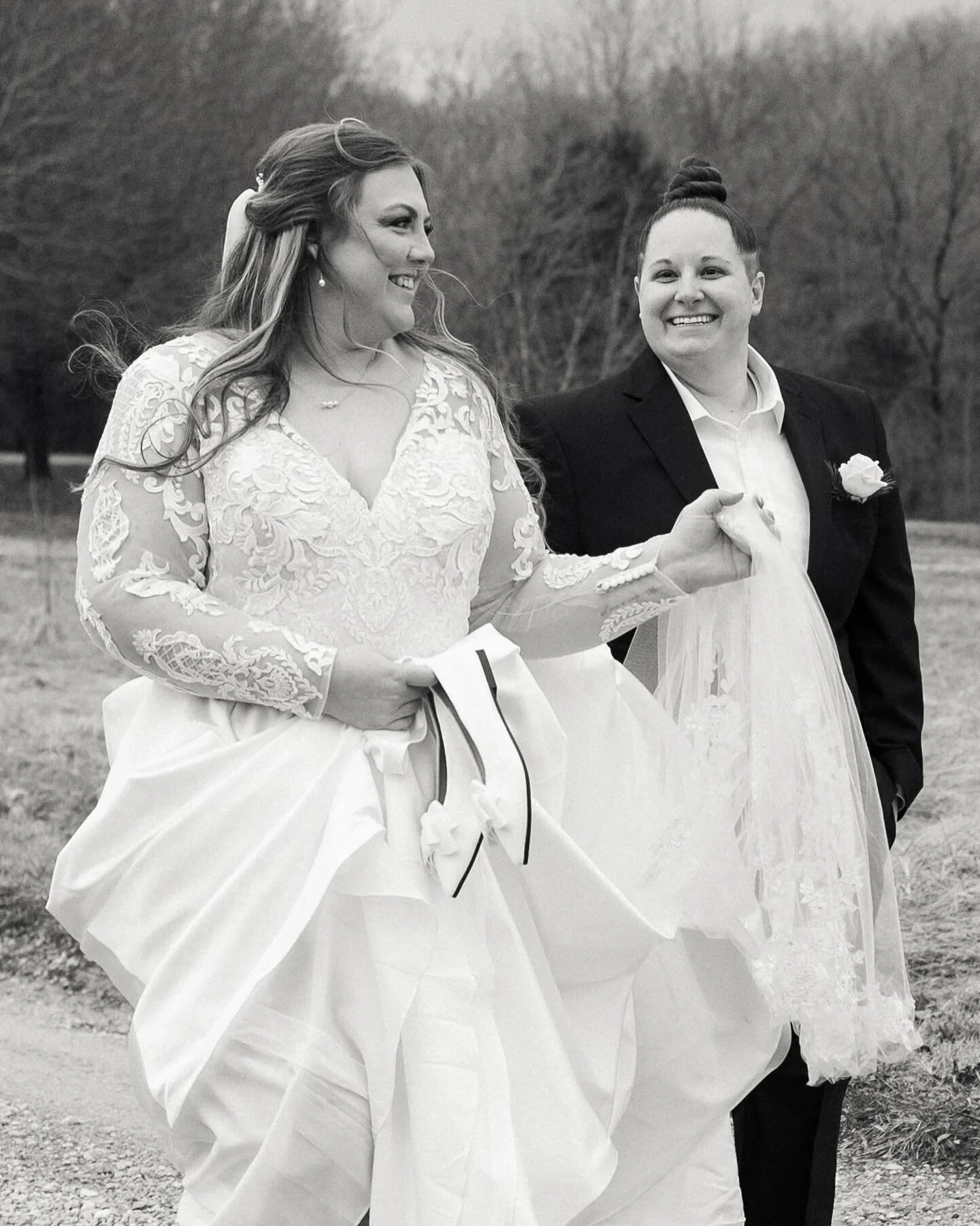 Shouting congratulations to Kayla &amp; Hannah 🥂✨ our first wedding of the year at our favorite venue, @baetje_farms